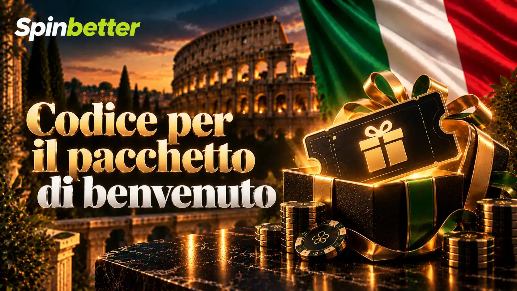 Il pacchetto di benvenuto attivato con il codice SPINNOW