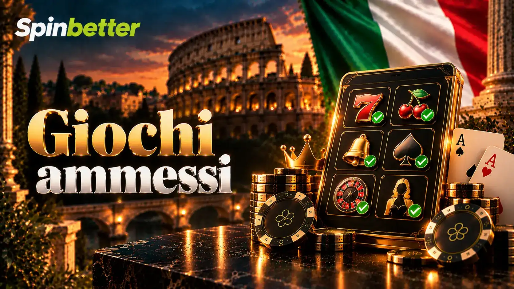 I giochi ammessi per il requisito di scommessa